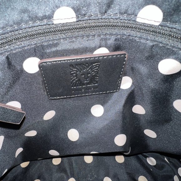 Anne Klein Tote, Shoulder or Crossbody Style Bag, Black, Large, VGC! - Picture 13 of 15